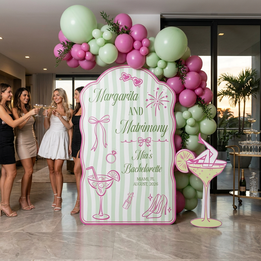 Margarita and Matrimony Bachelorette Party Set - display 5
