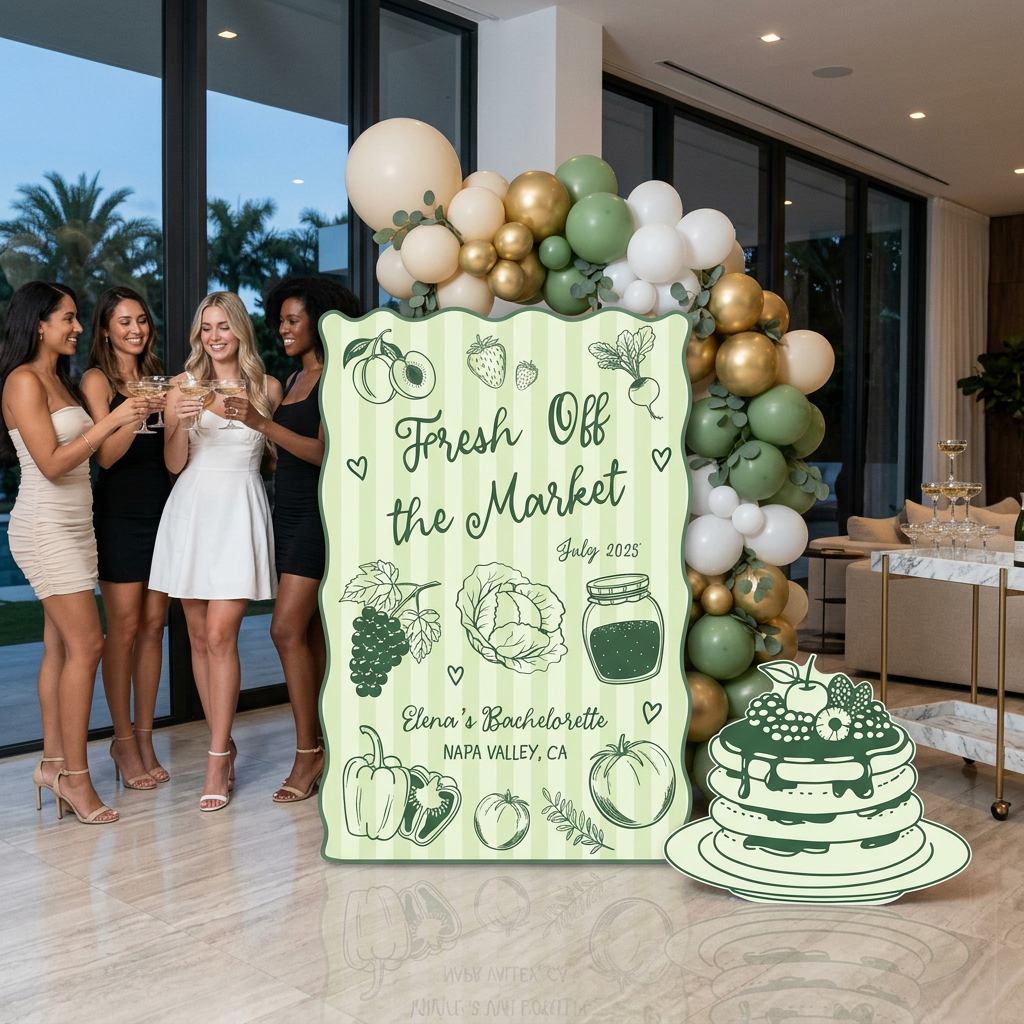 Fresh Off the Market Bachelorette Party Prop Set - display 5