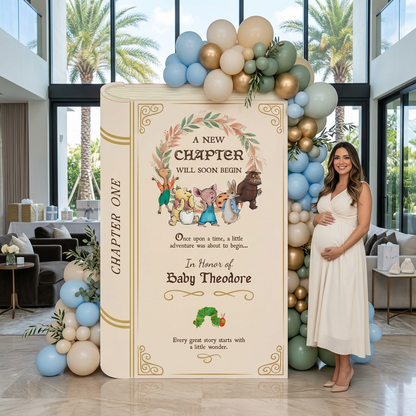 A New Chapter Begins Storybook Backdrop (Chapter One Ivory)