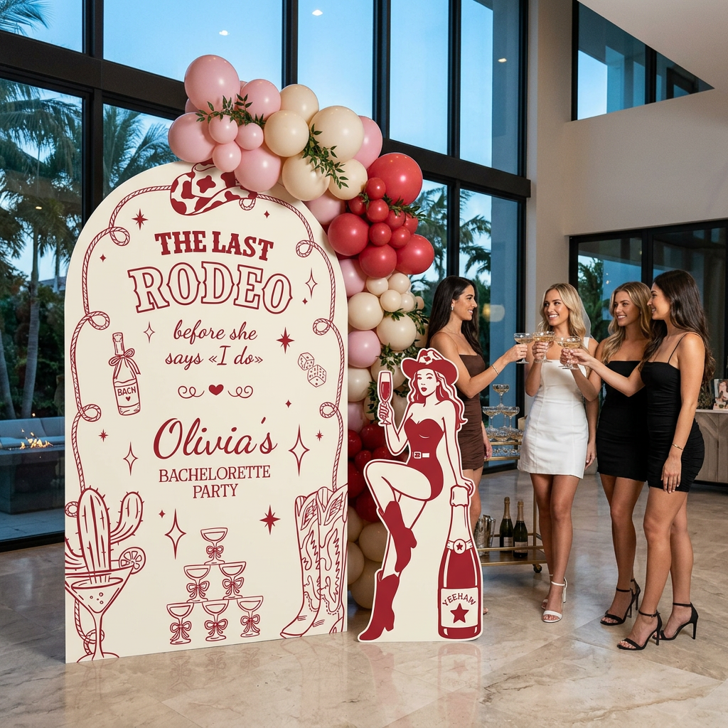 Last Rodeo Bachelorette Party Backdrop Set - display 5