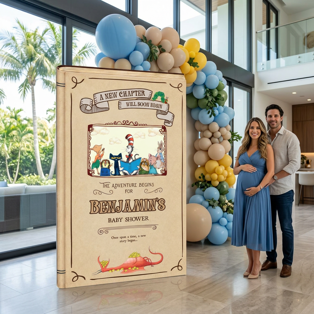 A New Chapter Begins Storybook Backdrop (Kraft Dragons)